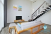 Duplex one bedroom apartment for rent in Pentstudio Tower, Tay Ho area 