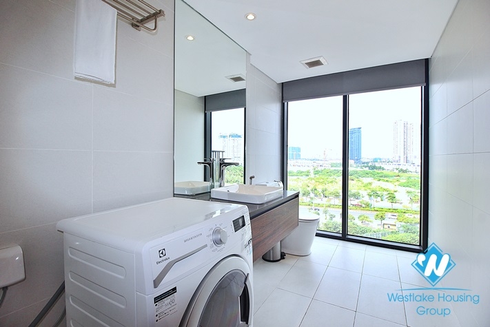 Duplex one bedroom apartment for rent in Pentstudio Tower, Tay Ho area 