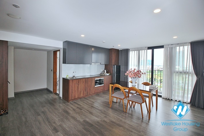 Duplex one bedroom apartment for rent in Pentstudio Tower, Tay Ho area 