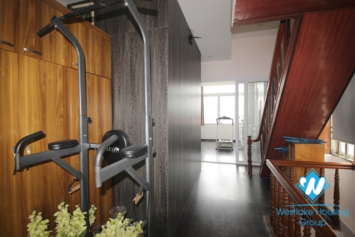 A nice house 6 bedroom for rent in An Duong st , Tay Ho district.
