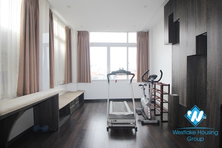 A nice house 6 bedroom for rent in An Duong st , Tay Ho district.