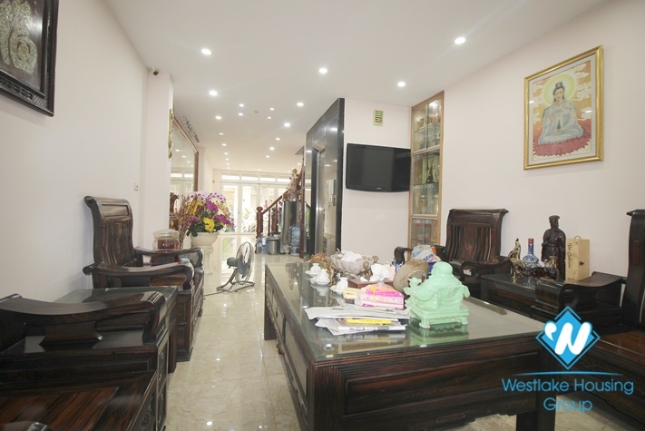A nice house 6 bedroom for rent in An Duong st , Tay Ho district.