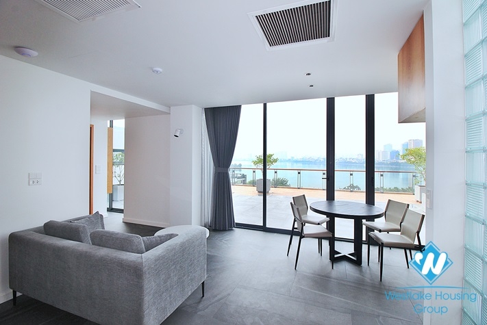 High-end 2 bedrooms apartment with huge balcony for rent in Tay Ho, Ha Noi