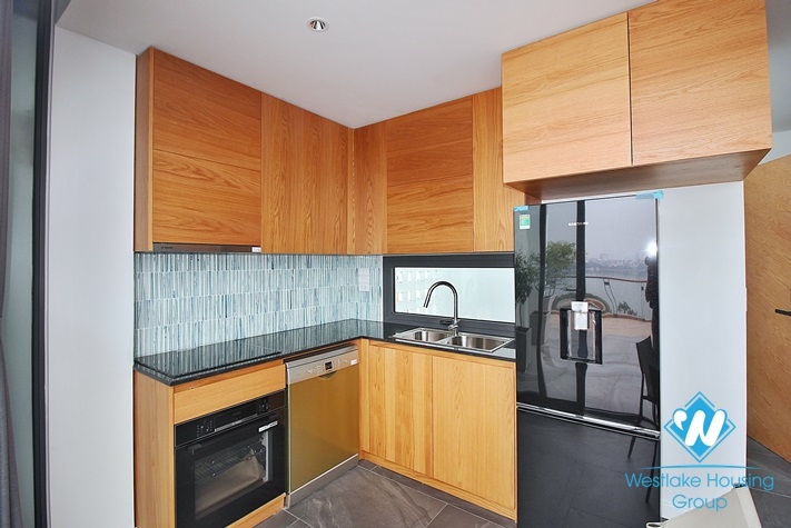 High-end 2 bedrooms apartment with huge balcony for rent in Tay Ho, Ha Noi