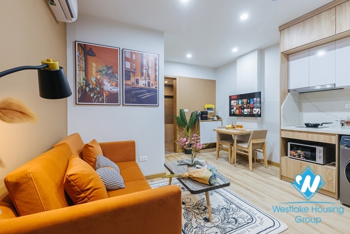 Luxury one bedroom apartment for rent in Au Co st, Tay Ho district.
