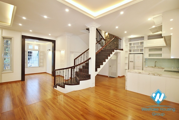 Renovated house with nice design for rent in Tay Ho district, Hanoi