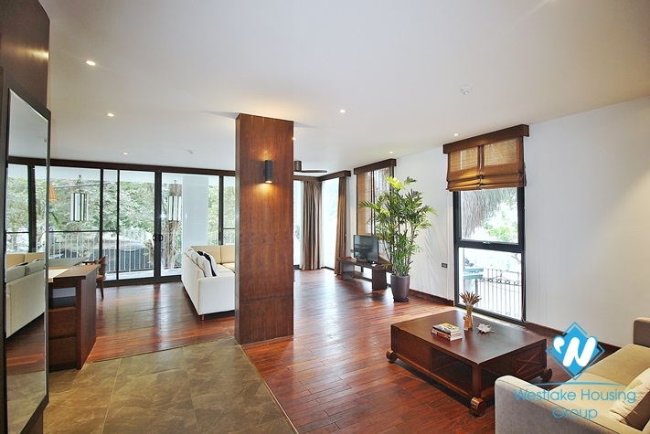 Beautiful lake view apartment for rent in Tay Ho, Hanoi