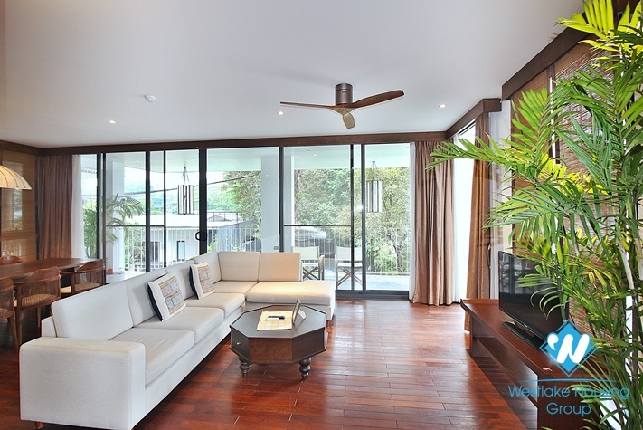 Beautiful lake view apartment for rent in Tay Ho, Hanoi