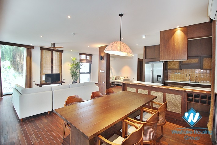 Beautiful lake view apartment for rent in Tay Ho, Hanoi