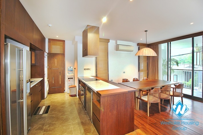 Beautiful lake view apartment for rent in Tay Ho, Hanoi