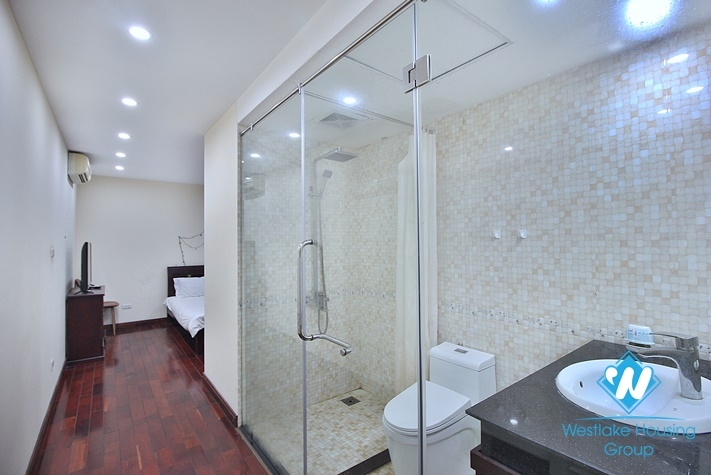 Lake view serviced 3 bedroom apartment for rent in  Tay Ho district.