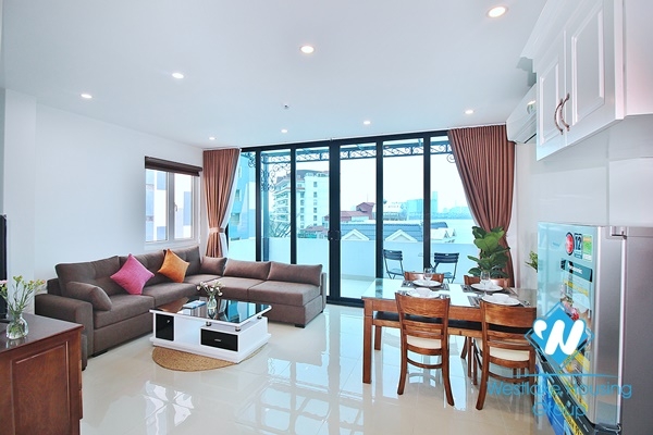 Brand new 1 bedroom apartment for rent in Yen phu, Tay ho