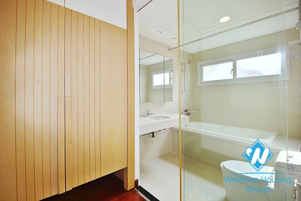 Beautiful lake view 2 bedroom apartment for rent in Tay ho