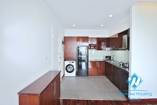 Beautiful lake view 2 bedroom apartment for rent in Tay ho