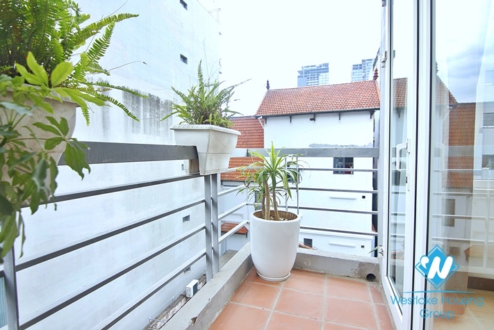 Bright 2 bedrooms apartment for rent in Tay Ho, Ha Noi