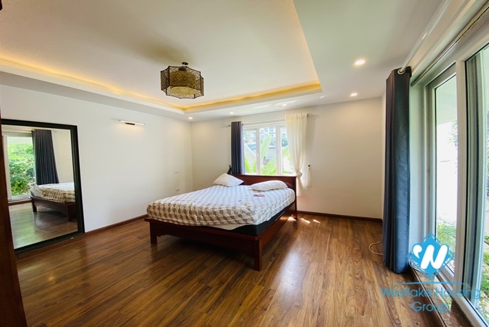 Beautiful house with large garden for rent in Tay Ho Area, Ha Noi