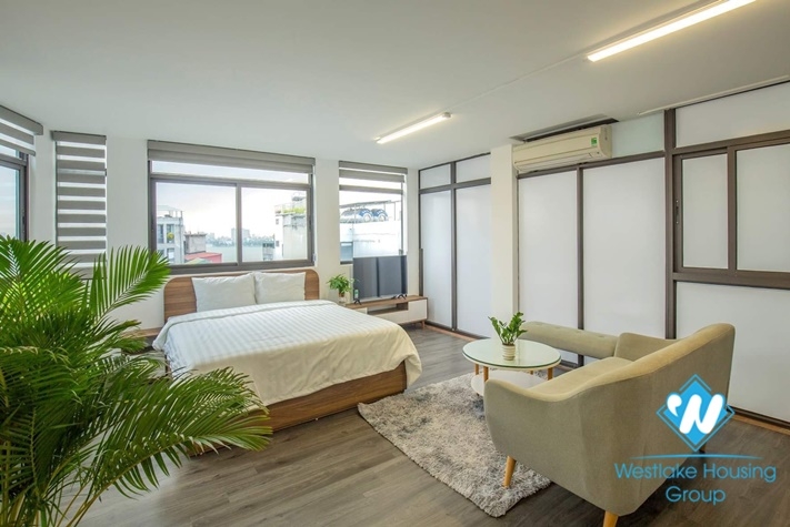 Nice apartment Studio in hight floor for rent in Vu Mien st, Tay Ho district.