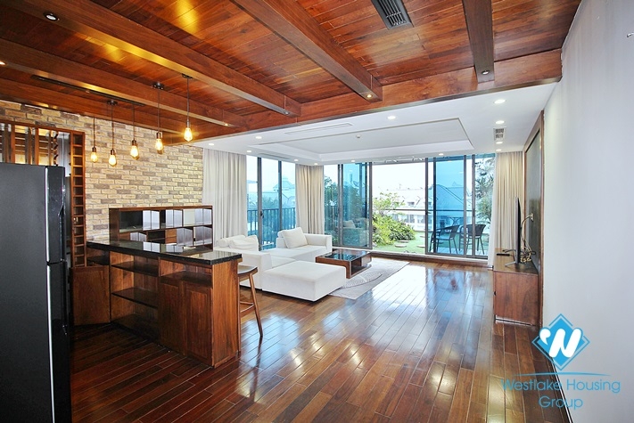 Supper nice apartment with nice view from the balcony of apartment for rent in Tu Hoa St 