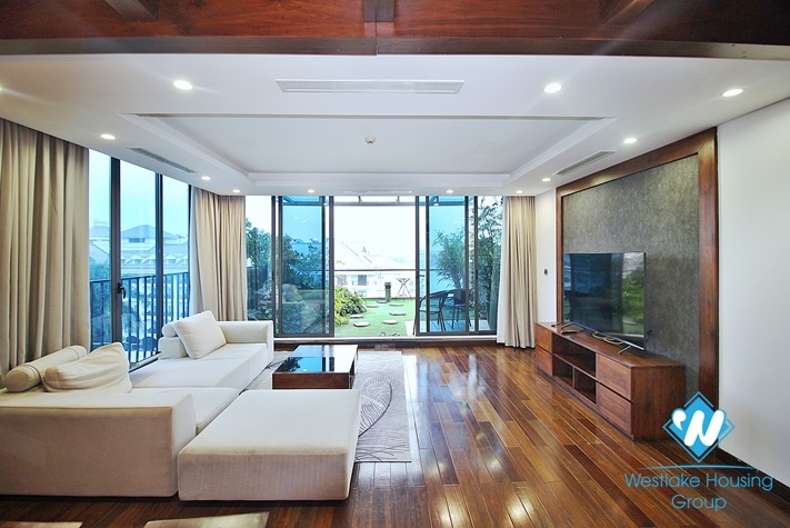 Supper nice apartment with nice view from the balcony of apartment for rent in Tu Hoa St 