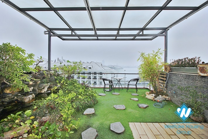 Supper nice apartment with nice view from the balcony of apartment for rent in Tu Hoa St 