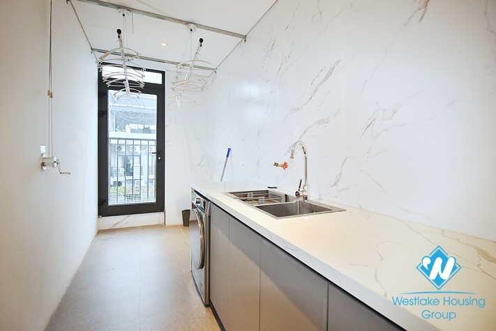 Supper nice apartment with nice view from the balcony of apartment for rent in Tu Hoa St 