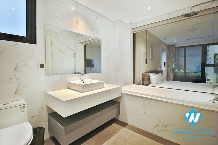 Supper nice apartment with nice view from the balcony of apartment for rent in Tu Hoa St 