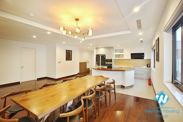 Supper nice apartment with nice view from the balcony of apartment for rent in Tu Hoa St 