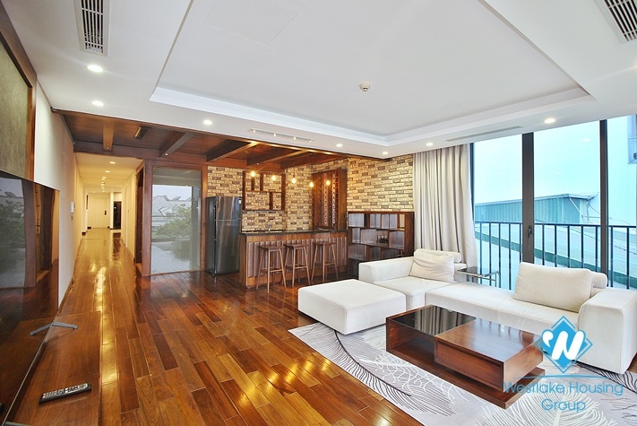 Supper nice apartment with nice view from the balcony of apartment for rent in Tu Hoa St 