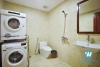 Spacious and lake view 3beds apartment for rent in Xuan Dieu, Tay Ho