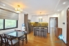 Bright 2 bedrooms apartment for rent in Tay Ho area, Ha Noi