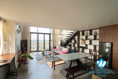 Modern apartment in Penstudio Tower For rent, Tay Ho, Ha Noi