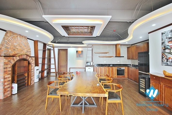 Brand new 4 bedroom apartment with big balcony and lake view in Tay ho, Ha Noi