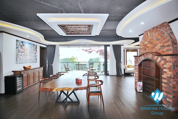 Brand new 4 bedroom apartment with big balcony and lake view in Tay ho, Ha Noi