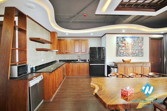 Brand new 4 bedroom apartment with big balcony and lake view in Tay ho, Ha Noi