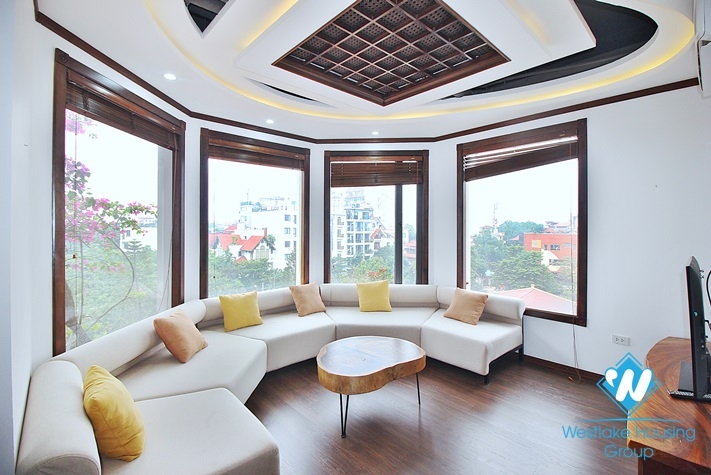 Brand new 4 bedroom apartment with big balcony and lake view in Tay ho, Ha Noi