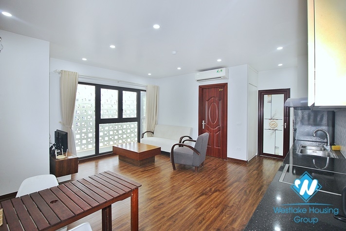 Top floor one bedroom apartment for rent near Water Park, Tay Ho, Ha Noi