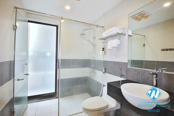 1st floor- big 1 bedroom apartment for rent, Tay Ho, Hanoi.