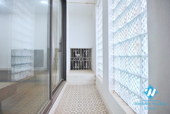 1st floor- big 1 bedroom apartment for rent, Tay Ho, Hanoi.
