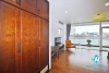 Lake view 03 bedrooms apartment for rent in Quang An st, Tay Ho district 