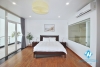 Lake view 03 bedrooms apartment for rent in Quang An st, Tay Ho district 