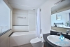Lake view 03 bedrooms apartment for rent in Quang An st, Tay Ho district 