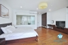 Lake view 03 bedrooms apartment for rent in Quang An st, Tay Ho district 