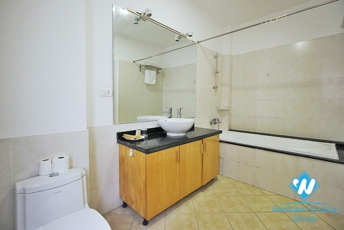 Lakeside balcony apartment rental on Quang Khanh, Tay Ho