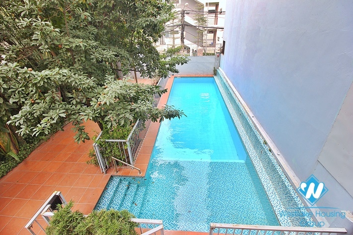 Gorgeous swimming pool villa for rent on To Ngoc Van, Tay Ho