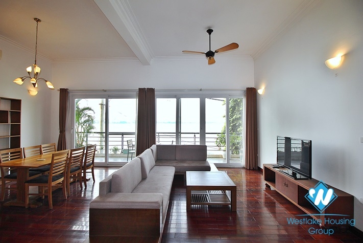 Lakeside balcony apartment rental on Quang Khanh, Tay Ho