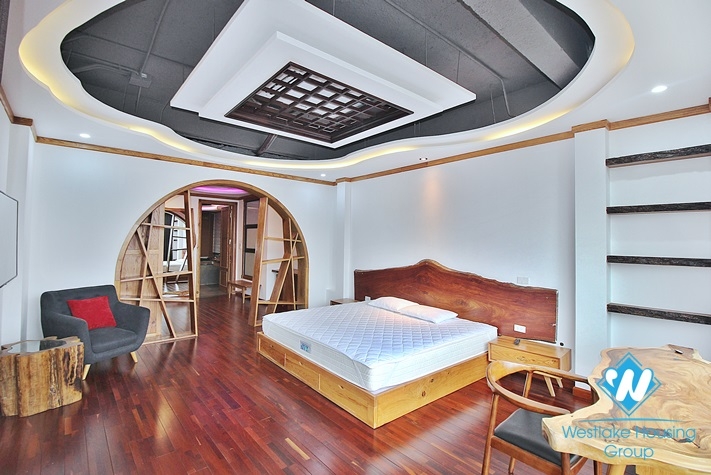 Spacious 4 bedrooms apartment for rent in To Ngoc Van st, Tay Ho