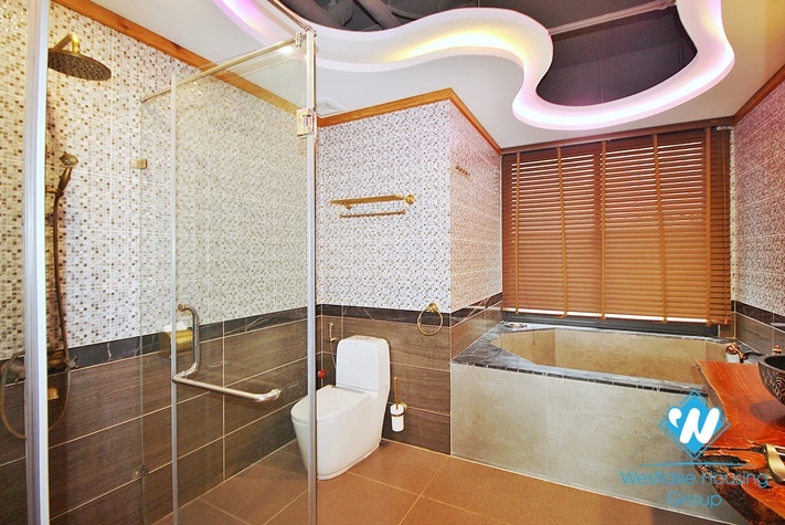 Spacious 4 bedrooms apartment for rent in To Ngoc Van st, Tay Ho
