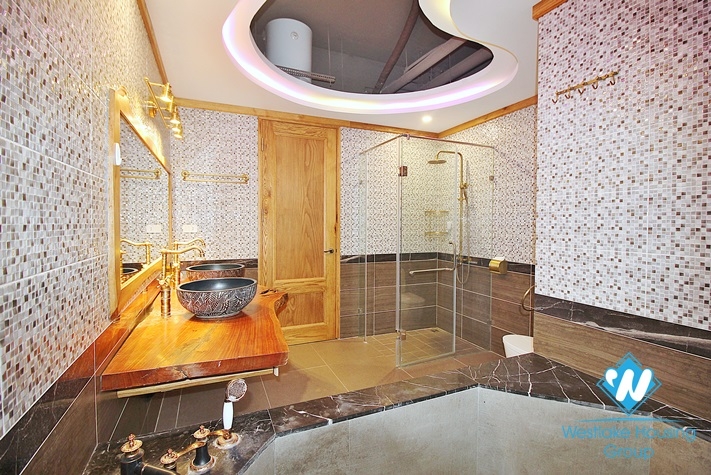 Spacious 4 bedrooms apartment for rent in To Ngoc Van st, Tay Ho