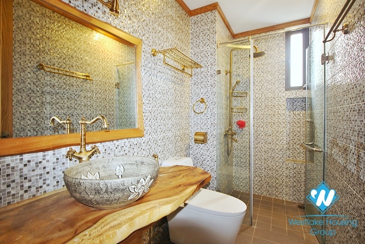 Spacious 4 bedrooms apartment for rent in To Ngoc Van st, Tay Ho