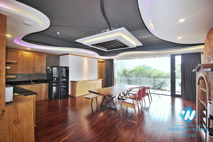 Spacious 4 bedrooms apartment for rent in To Ngoc Van st, Tay Ho